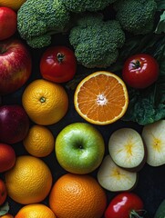 Poster - Fresh produce selection