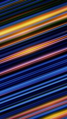 Poster - A beautiful straight colorful rays shining and rotating on black background, seamless loop. Animation. The sunbeams change their positions, spinning and shimmering.
