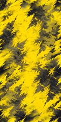 Leinwandbilder - Seamless texture of a detailed grunge texture background, in yellow-black theme