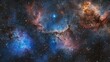 © AI Gallery Vision - Colorful nebula and star clusters in deep space