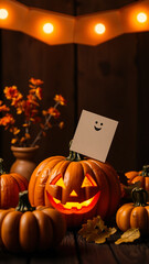 Poster - Jack-o'-Lantern with a Smile