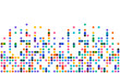 © natrot - Colorful dot pixel modern edge background
