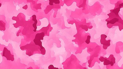 simple camouflage pattern vector in pink, simplified flat camo patterns, and camo textures