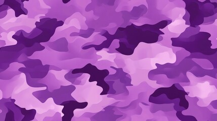 Wall Mural - simple camouflage pattern vector in purple, simplified flat camo patterns, and camo textures