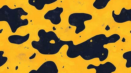 Wall Mural - simple camouflage pattern vector in yellow, simplified flat camo patterns, and camo textures