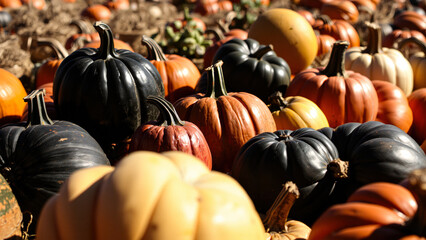 Poster - A Colorful Collection of Pumpkins