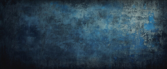 Poster - Blue Grunge Background Texture