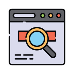 Sticker - Download this amazing icon of web search, ready to use