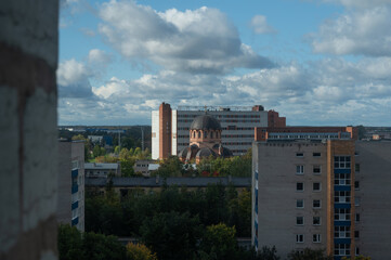 Wall Mural - street view in Narva, Estonia