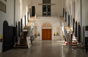 Wall Mural - interior of the church 