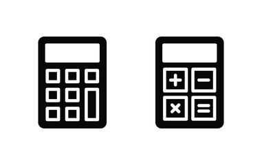Poster - calculator icon vector, calculator sign vector