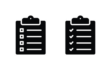 Poster - Clipboard icon, Clipboard sign vector
