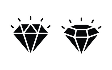 Poster - diamond icon vector