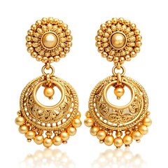 Wall Mural - Gold earring trend