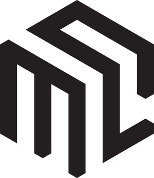 A Monogram Logo Design Illustration