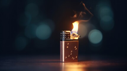 A Lighted Lighter