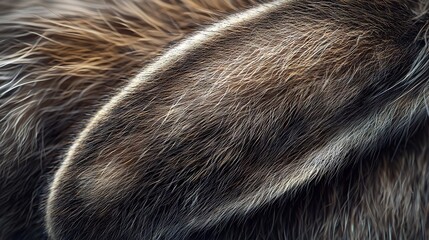 Canvas Print -   A photo of a dog's paw with a black and white stripe on its left side