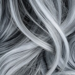 Wall Mural - Closeup of a woman's hair color and texture