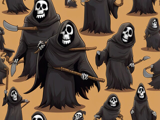 Wall Mural - The Grim Reaper