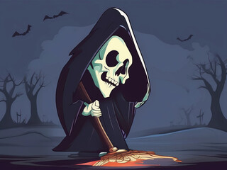 Wall Mural - The Grim Reaper