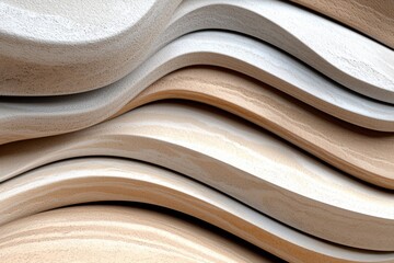 Poster - Provides an earthy touch with natural elements such as marble, wood, and stone.