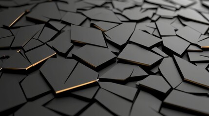 Poster - A modern abstract luxury black background for a modern wallpaper