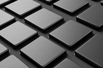 Poster - The image consists of a dark gray abstract geometric background with soar rectangle surfaces, corners, stripes, lines in an elegant simple modern minimal style.