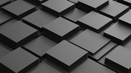Poster - Dark graphite grey abstract textured geometric background