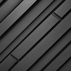 Poster - Stylish black triangle background with layered geometric shapes and lines, modern contemporary background