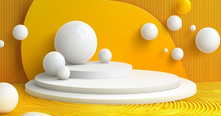 Poster - Gold background with yellow triangles, in a geometric art pattern, brown and yellow business background with abstract gold shapes