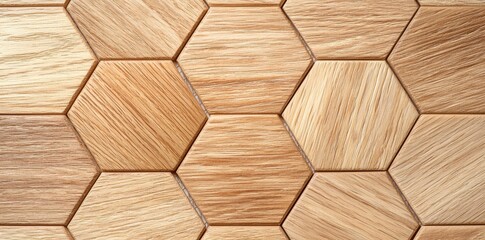Poster - Colorful wall tiles for washrooms and kitchens. Wooden seamless background with geometric shapes for textile, apparel, cards, invitations, weddings, etc.