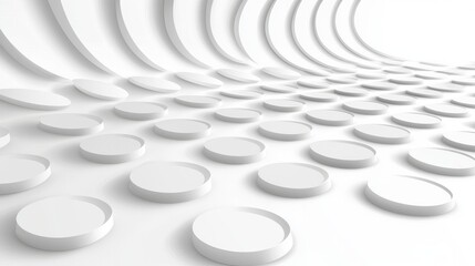 Poster - The wave light technology texture background is dotted in white and gray to resemble waves. Abstract big data concept rendered in 3D.