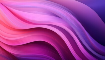 Wall Mural - Abstract pink & purple waves