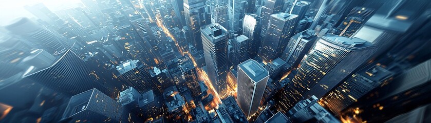 Poster - 47. ai metropolis, advanced urban design, digital networks, futuristic technology