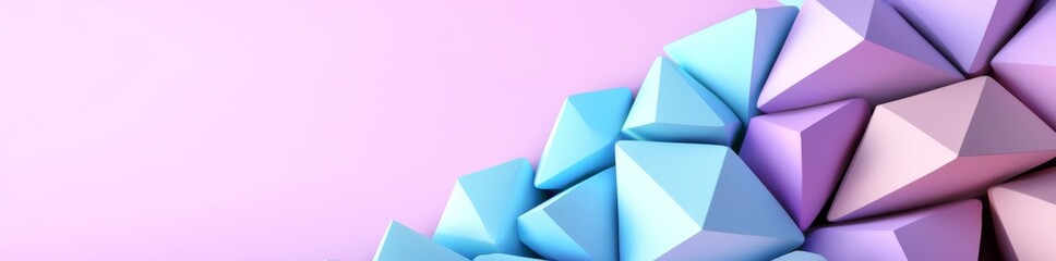 Poster - Patterned abstract geometric background with triangle shapes