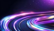 © typepng - This composition features bright lines, an abstract background, and swirling patterns of luminous light.