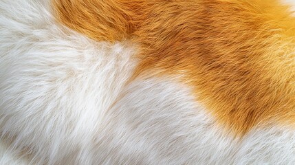 a close-up of a furry animal's back end with yellow and white highlights in its fur