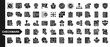 © antkevyv - checkmark glyph icons set, concept collaboration communication complete