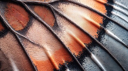 Wall Mural -   A close-up shot of a bird's wing with water droplets on it