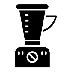 Poster - Food Processor Icon Style