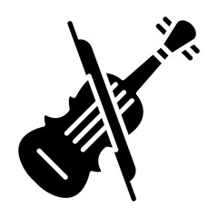 Poster - Violin Icon Style