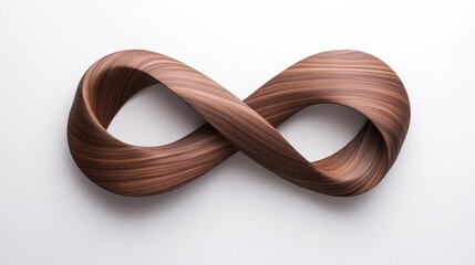 Poster - A wooden oval with a line through it