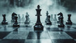 © namoi - Animation of chess pieces moving across a chessboard in a stop motion sequence, capturing the essence of strategy and the impact of wrong decisions