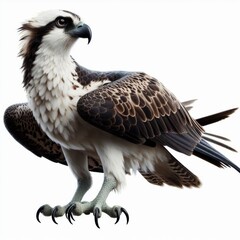 Sticker - osprey bird isolated on white