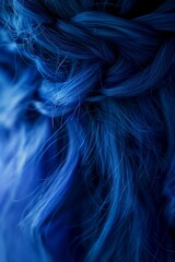 Sticker - Closeup of a woman's hair and texture