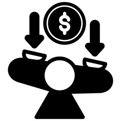 Sticker - Variable Cost Icon