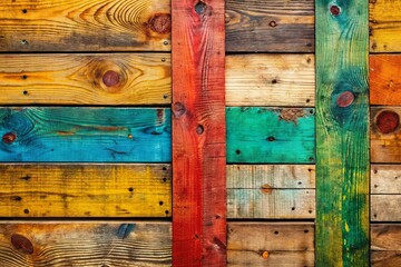 Wall Mural - A charming rustic wooden plank texture background perfect for crafting, design projects, and achieving an appealing