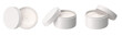 © changnam37 - white cosmetic open cap Cream Jar product mockup isolated