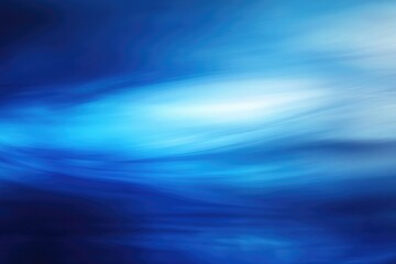 Poster - Blurred abstract background featuring a smooth gradient transitioning from blue tones
