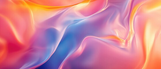 Poster - Fantasy abstract backdrop for screensaver featuring trendy colors of the year